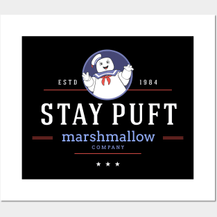 Stay Puft Marshmallow Company - modern vintage logo Posters and Art